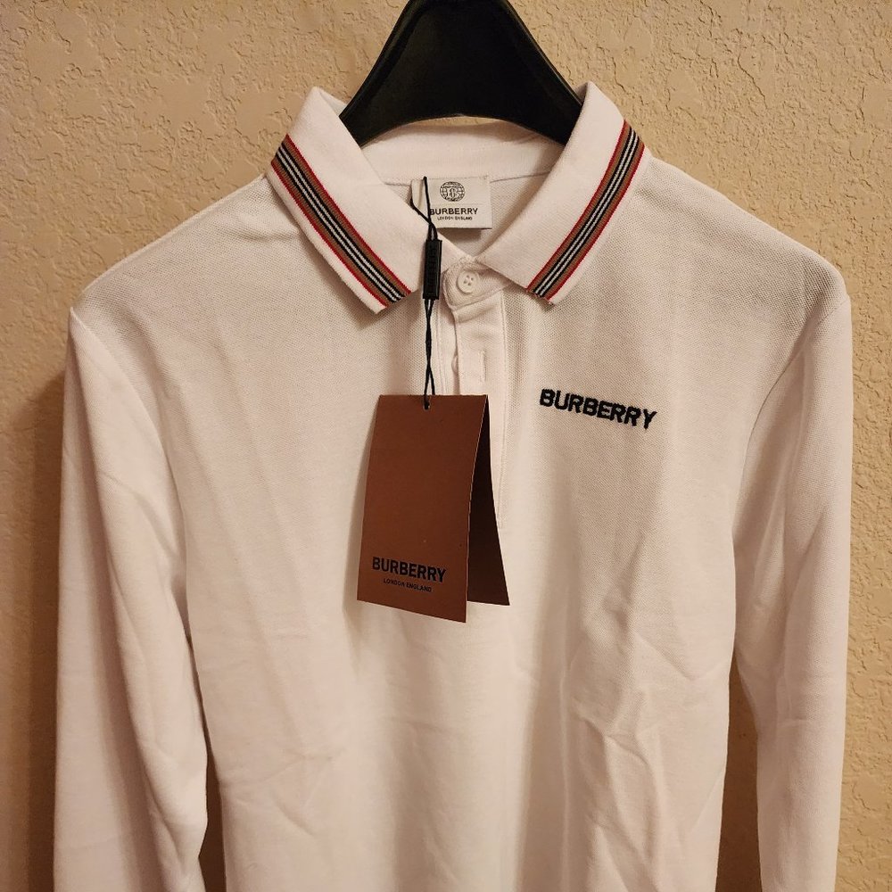 Burberry Youth Polo Long Sleeve
